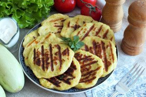 Оладьи из кабачка в мультипекаре