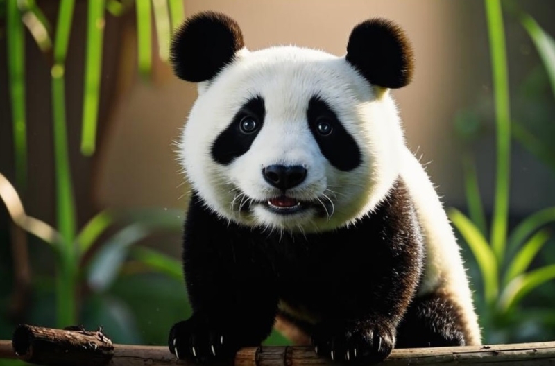 &laquo;Панды&raquo; в китайском зоопарке оказались собаками, выкрашенными в черно-белый цвет