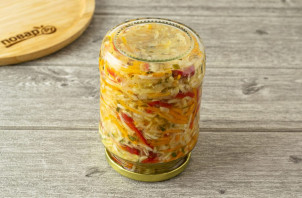 Патиссоны по-корейски на зиму