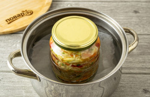 Патиссоны по-корейски на зиму