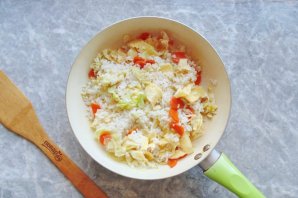 Рис с пекинской капустой