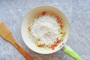 Рис с пекинской капустой