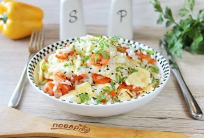 Рис с пекинской капустой