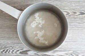 Рисовая каша с малиной