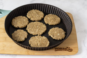 Ржаное печенье без сахара