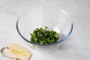 Салат с баклажанами и вялеными помидорами