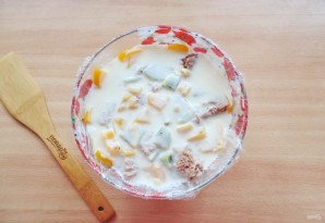 Торт "Фруктовая горка"