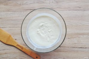 Творожные оладьи с яблоком на кефире