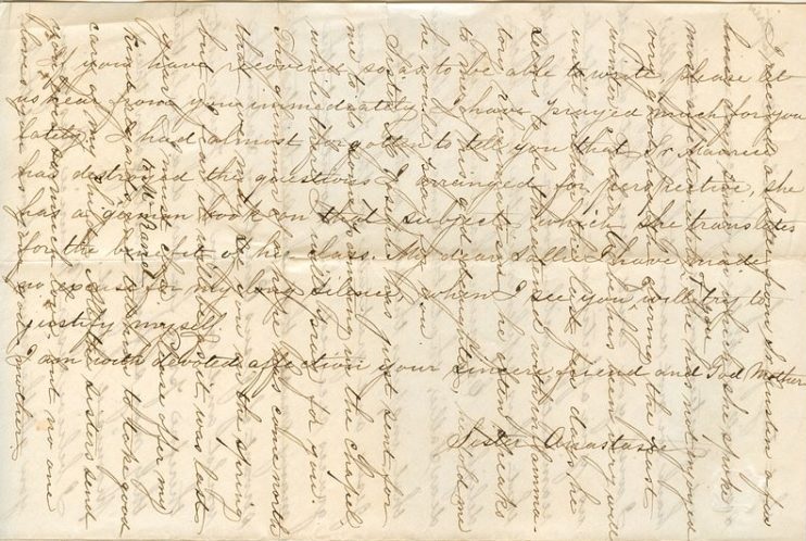 В старину экономили бумагу, используя &laquo;перекрестное&raquo; письмо