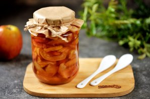 Варенье из яблок быстрое и живое