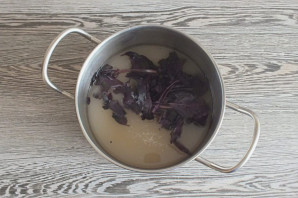 Варенье из яблок с базиликом на зиму