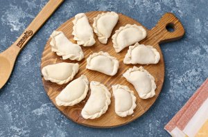Вареники на кефире без яиц