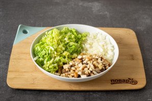 Вонтоны с грибами