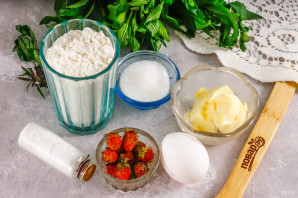 Земляничное печенье